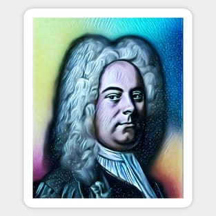 George Frideric Handel Portrait | George Frideric Handel Artwork 5 Sticker